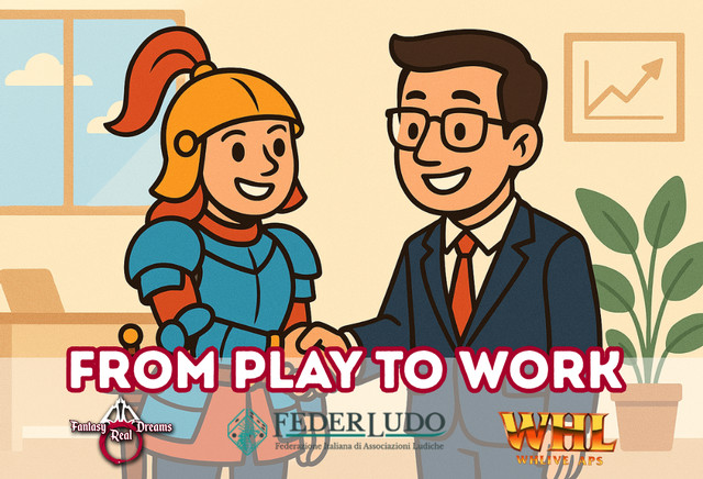 immagine evento: From Play to Work - Il LARP come opportunità di uno sbocco professionale