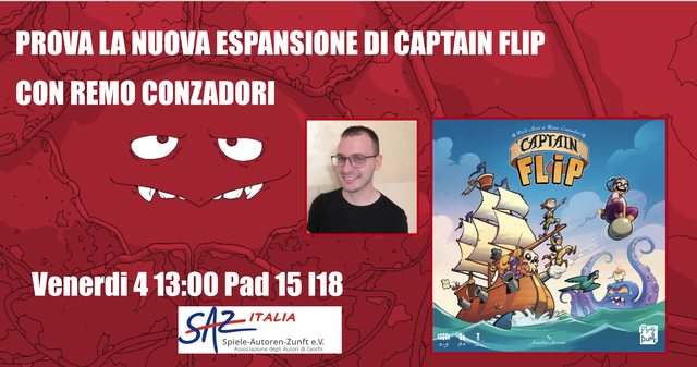 immagine evento: Prova la nuova Espansione di Captain Flip