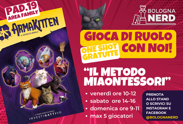 immagine evento: One-shot GDR  Armakitten