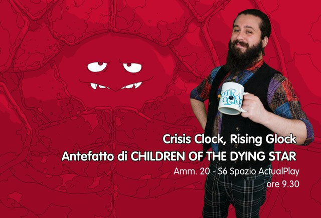 immagine evento: Crisis Clock, Rising Glock - Antefatto di CHILDREN OF THE DYING STAR con Matt Aster
