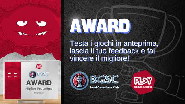 immagine evento: BGSC AWARD: Miglior Prototipo - Bologna 2025
