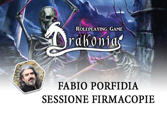 immagine evento: Firmacopie e Sketch Drakonia - Fabio Porfidia