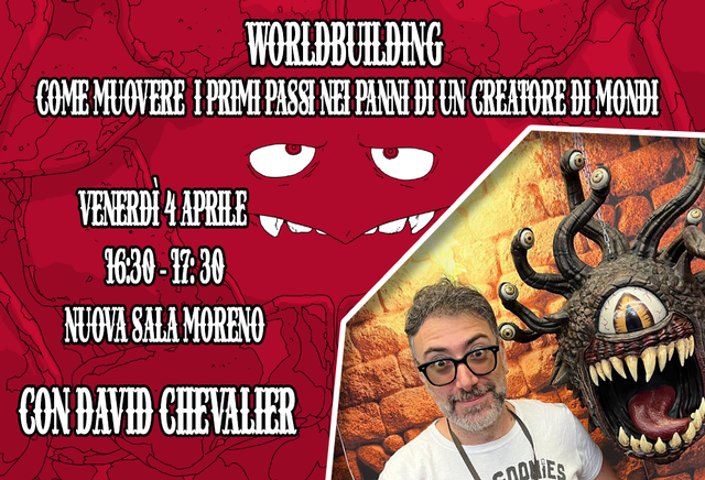 immagine evento: Worldbuilding - come muovere i propri passi nei panni di un creatore di mondi