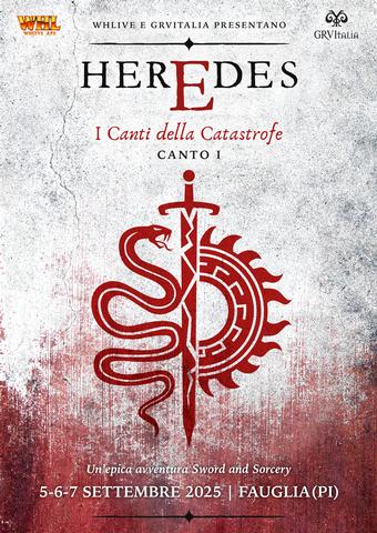 immagine evento: WHLive e GRVItalia presentano “Heredes, I Canti della Catastrofe - Canto I”