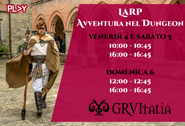 immagine evento: LARP: Avventura nel Dungeon (Prima Run Domenica)