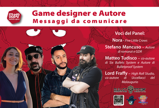 immagine evento: Game designer e Autore - messaggi da comunicare