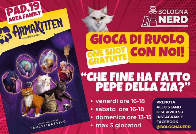 immagine evento: One-shot GDR Armakitten – 