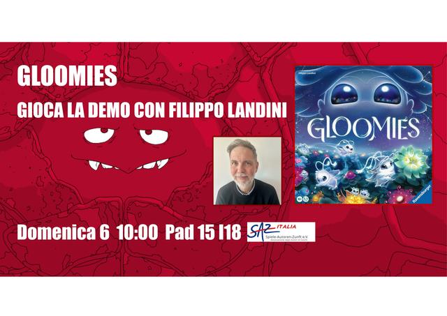 immagine evento: Demo di GLOOMIES con l'autore Filippo Landini