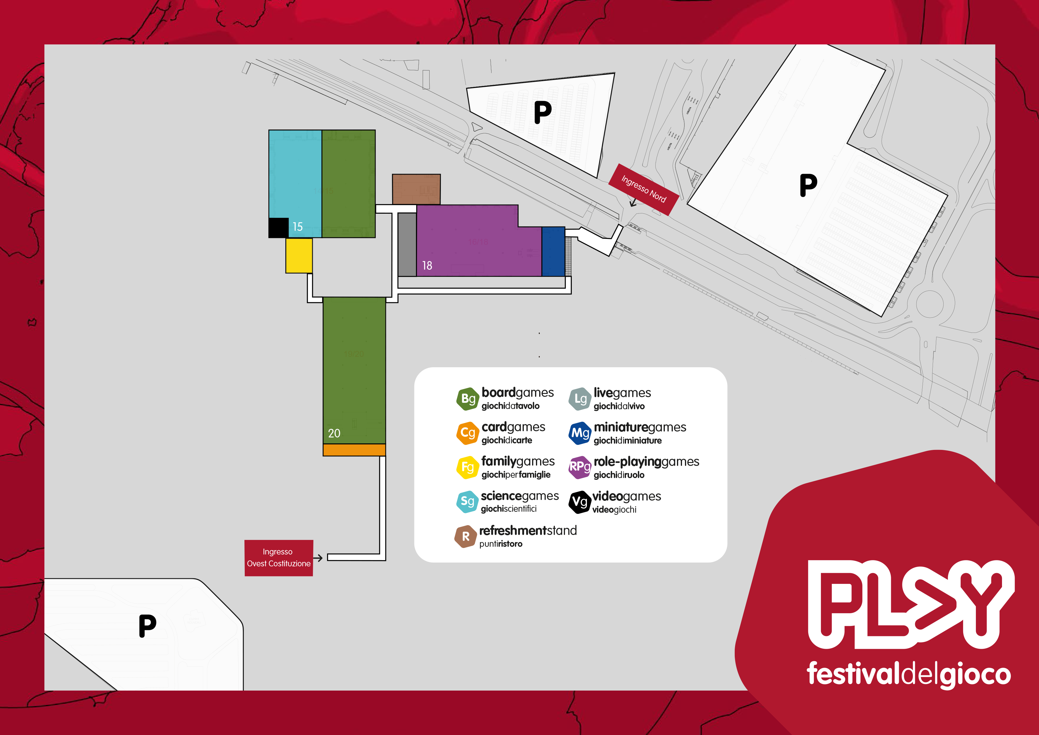 mappa parcheggi